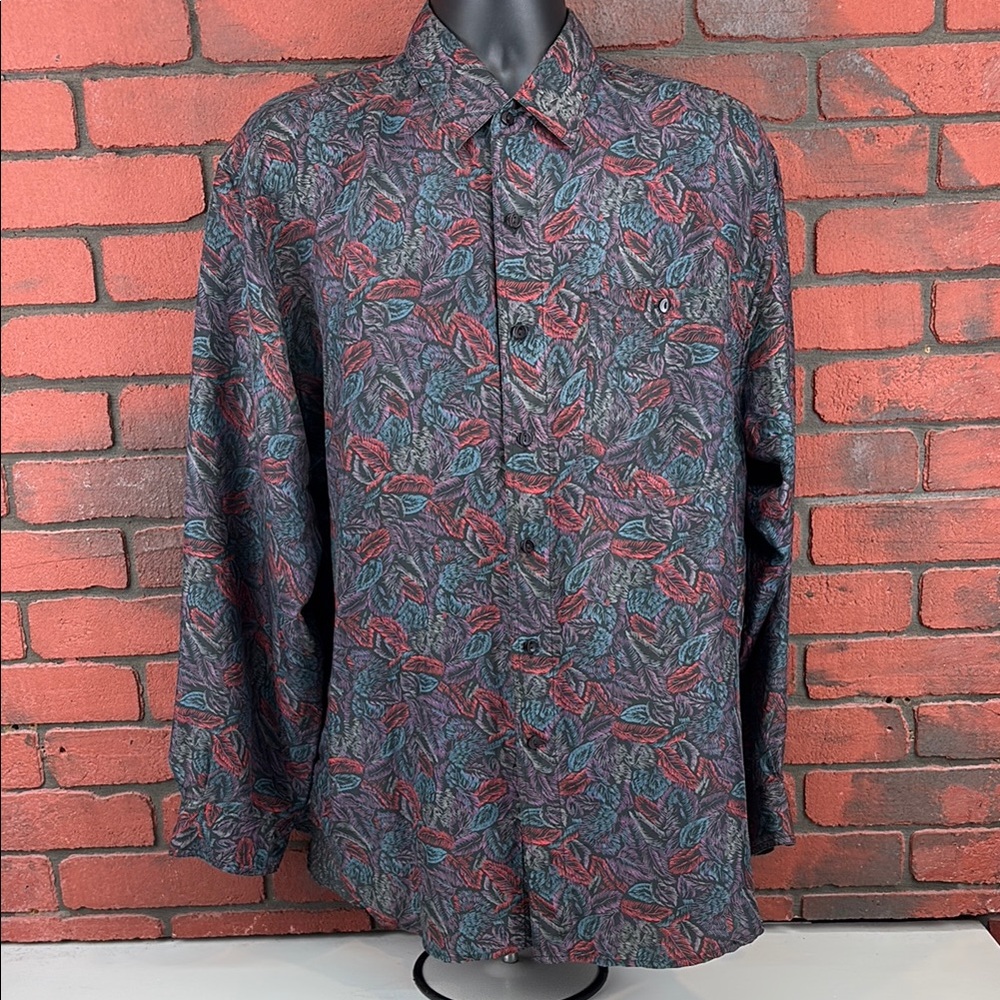 Creative‎ Edge Shirt Mens Large Silk